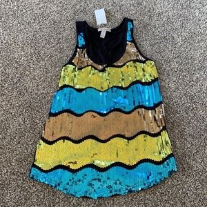 Diva Apparel Sequined Tank - Medium